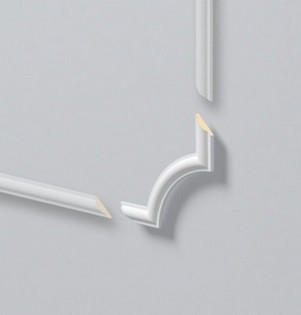 Уголок к интерьерным молдингам NMC Arstyl SP2-5 130х130 (комплект 4 штуки) белый