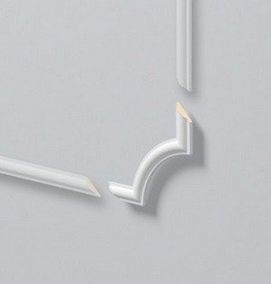 Уголок к интерьерным молдингам NMC Arstyl SP2-5 130х130 (комплект 4 штуки) белый