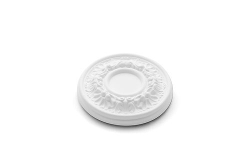 Потолочная розетка под люстру NMC Decoflair M70 диаметр 200 мм белого цвета