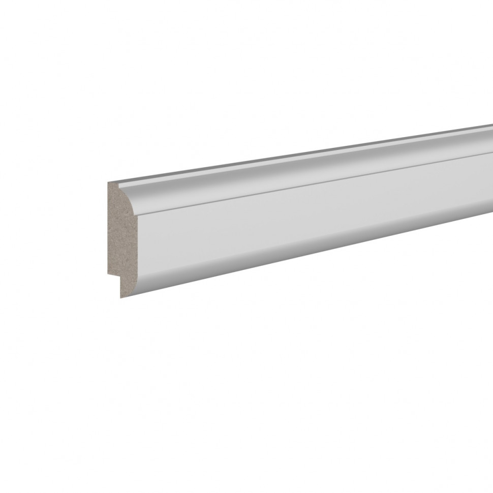 Заказать Финишный молдинг для стеновых панелей 14х37 мм Ultrawood Trim 004 244 см ЛДФ белый 