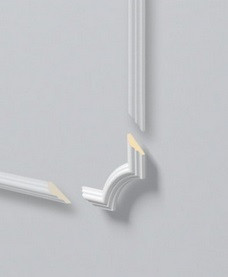 Уголок к интерьерным молдингам NMC Arstyl SP3-3 80х80 (комплект 4 штуки) белый