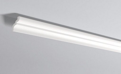 Заказать Декоративный потолочный плинтус NMC LX-105 200 см белого цвета 80х65 мм 