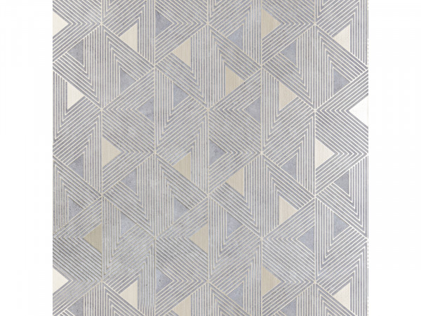 Декоративная отделочная стеновая панель 3D 600х4 мм HiWood Maximum DM629 GR28 композит с геометрическим узором 300 см