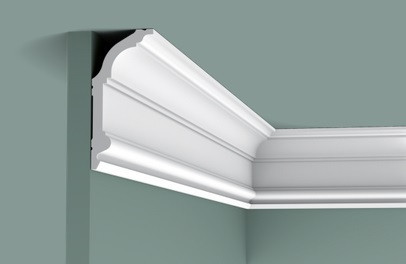 Заказать Потолочный плинтус 141х64 мм гибкий Orac Decor Purotouch Flex C339F белый 2 м 