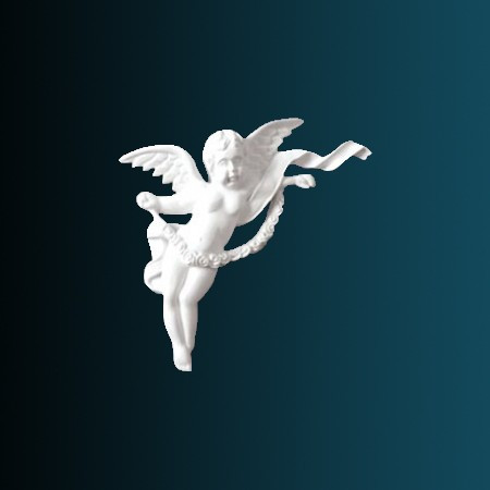 Заказать Декоративный орнамент Перфект G2312L 170х132х30 мм белый из полиуретана 