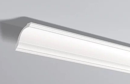 Заказать Декоративный потолочный плинтус NMC LX-115 200 см белого цвета 80х80 мм 