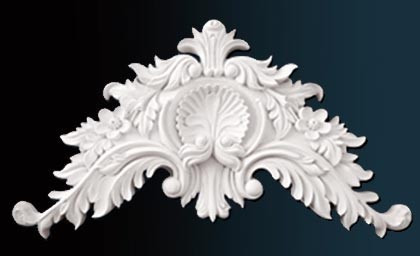 Заказать Декоративный орнамент Перфект P1018 225х415х42 мм белый из полиуретана 
