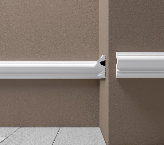 Заказать Декоративный молдинг 40х15 мм Де-Багет XPS POLYMER М 1 белый 200 см 