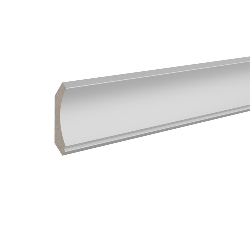 Заказать Потолочный плинтус 44х44 мм Ultrawood CR 017 244 см ЛДФ белый 