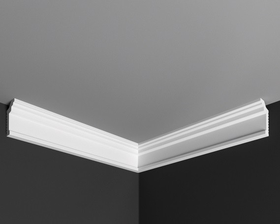 Заказать Угол внутренний к плинтусу Де-Багет П 13 20/35 белый полистирол 