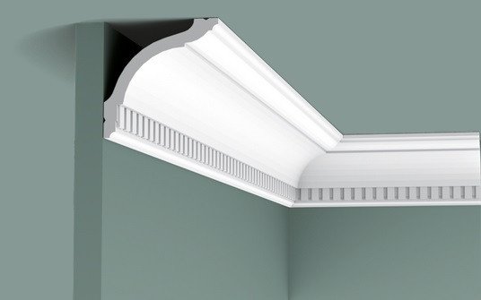 Заказать Потолочный плинтус 94х94 мм Orac Decor Duropolymer CX129 белый 2 м 