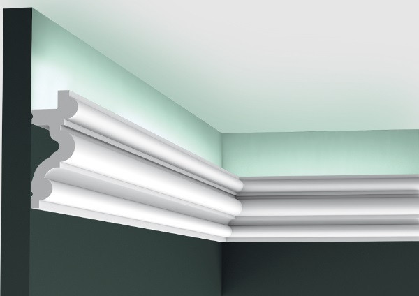 Заказать Потолочный плинтус 34х83 мм Orac Decor Purotouch C324 для скрытого освещения белый 2 м 