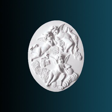 Декоративное панно Перфект K4050 550х430х45 мм белое из полиуретана