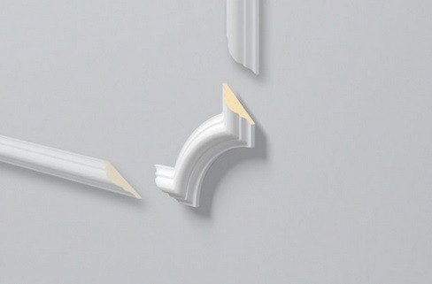 Уголок к интерьерным молдингам NMC Arstyl Z103 145х145 (4 штуки) белый