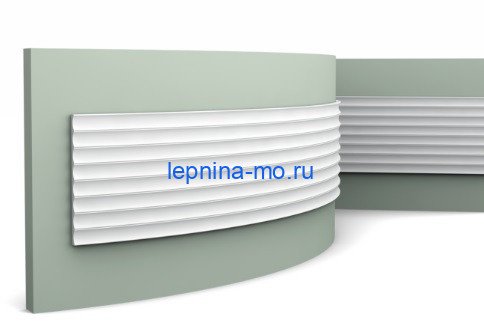 Декоративная стеновая панель 3D гибкая 250х2000 мм Orac Decor W109F белая