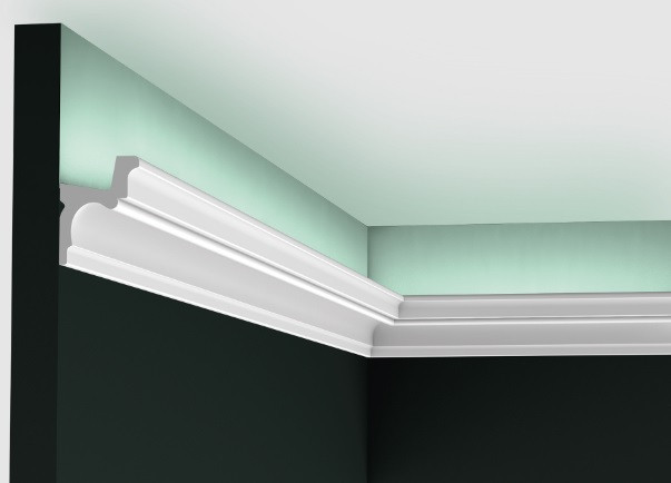 Заказать Потолочный плинтус 42х55 мм Orac Decor Purotouch C323 для скрытого освещения белый 2 м 