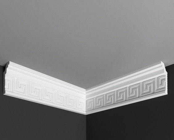 Заказать Угол внутренний к плинтусу Де-Багет П 13 25/50 В белый полистирол 