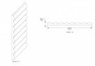 Заказать Декоративная стеновая панель 3D гибкая 250х2000 мм Orac Decor W110F белая 