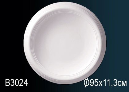 Заказать Декоративная потолочная розетка Перфект B3024 950 мм белая из полиуретана 