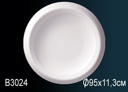 Заказать Декоративная потолочная розетка Перфект B3024 950 мм белая из полиуретана 