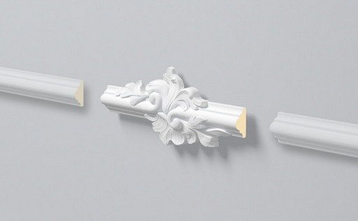 Заказать Элемент декора к профилям NMC Arstyl Z104 105х245 (2 штуки) белый 