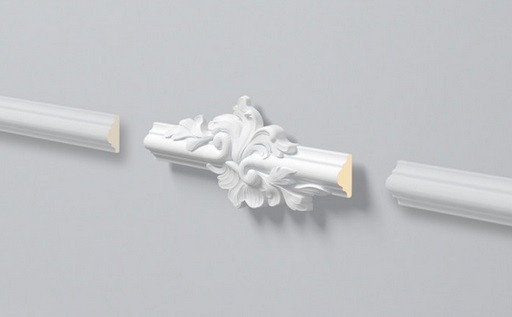 Элемент декора к профилям NMC Arstyl Z104 105х245 (2 штуки) белый