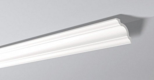 Заказать Декоративный потолочный плинтус NMC LX-150 200 см белого цвета 110х110 мм 