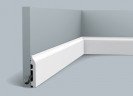 Заказать Напольный плинтус 85х14 мм с кабель-каналом Orac Decor Duropolymer SX172 белый 2 м 