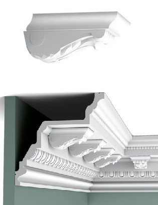 Кронштейн для карниза 75 мм Orac Decor Purotouch C307A белая