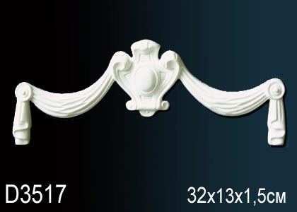 Заказать Декоративное обрамление дверей Перфект D3517 130х320 мм белое из полиуретана 