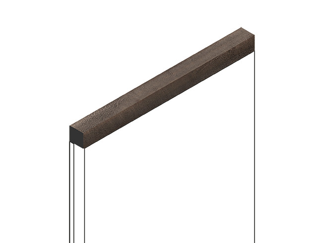 Заказать Декоративная рейка HiWood D12V1 BR405 под дерево фитополимер 12х12х2700 мм 