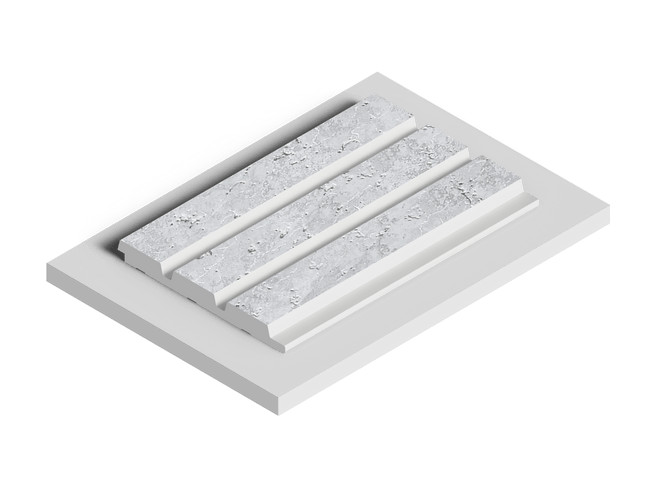 Заказать Декоративная стеновая панель 3D HiWood LV124 W50 декорированная из фитополимера 12х120х2700 мм 