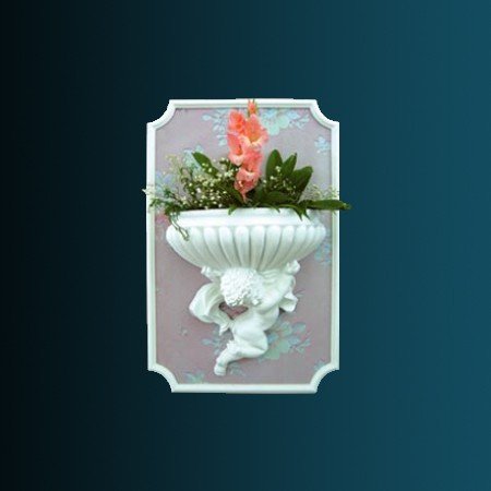 Декоративный светильник Перфект K5009 192х365х377 мм белый из полиуретана