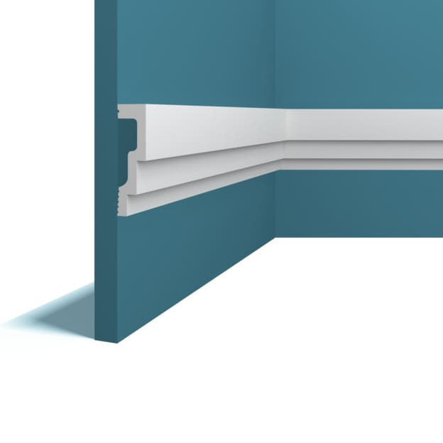 Заказать Декоративый молдинг 20х70 мм Перфект Плюс P106 белый из ударопрочного полимера 200 см 