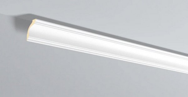 Декоративный потолочный плинтус NMC Allegro AL14 75х50 200 см белого цвета