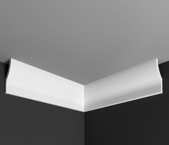 Заказать Угол внутренний к плинтусу Де-Багет П 15 25/55 белый полистирол 