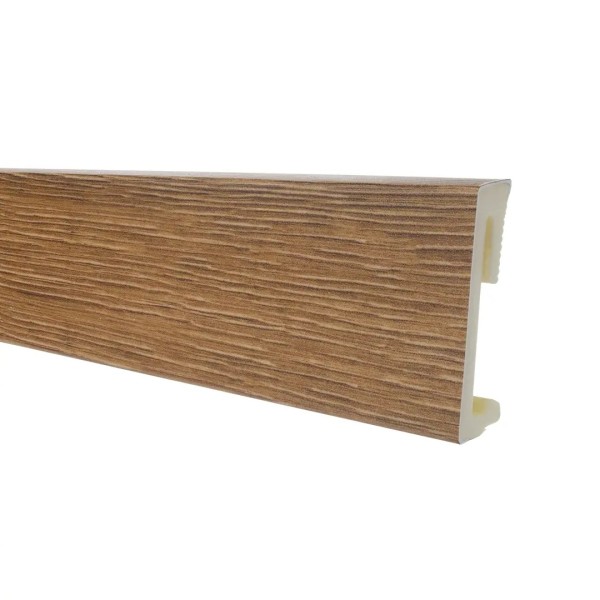 Напольный плинтус ПВХ 60 мм SALAG ALPHA CL Kruger Oak AP6140 дуб 2.2 м