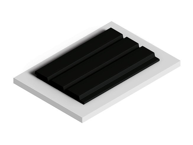 Заказать Декоративная стеновая панель 3D HiWood LV124 BK декорированная из фитополимера 12х120х2700 мм 