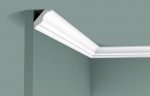 Заказать Потолочный плинтус 30х30 мм Orac Decor Duropolymer CX154 белый 2 м 