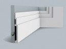 Заказать Напольный плинтус 200х22 мм с кабель-каналом Orac Decor Duropolymer SX181 белый 2 м 