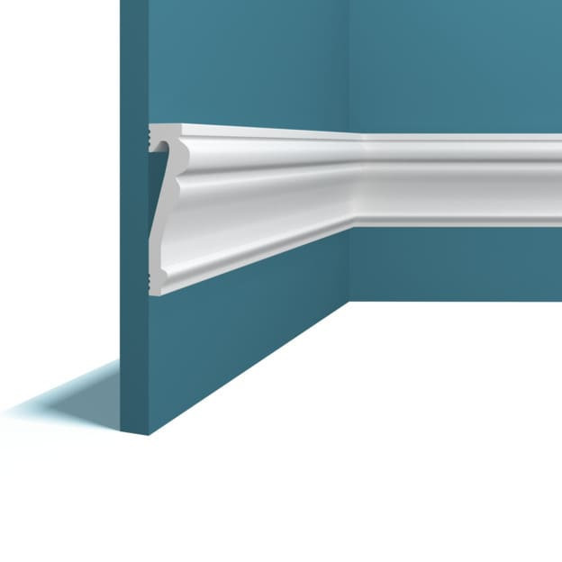 Заказать Декоративый молдинг 23х85 мм Перфект Плюс P85 белый из ударопрочного полимера 200 см 