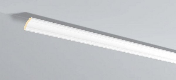 Декоративный потолочный плинтус NMC Allegro AL15 40х40 200 см белого цвета