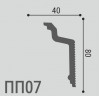 Заказать Потолочный плинтус 80х40 мм Де-Багет XPS POLYMER ПП 07 белый полистирол 200 см 