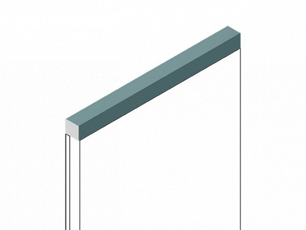 Декоративная рейка HiWood D12V1 BU27 под дерево фитополимер 12х12х2700 мм