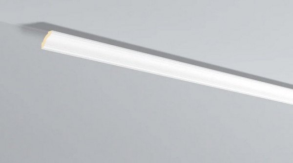 Декоративный потолочный плинтус NMC Allegro AL16 35х35 200 см белого цвета