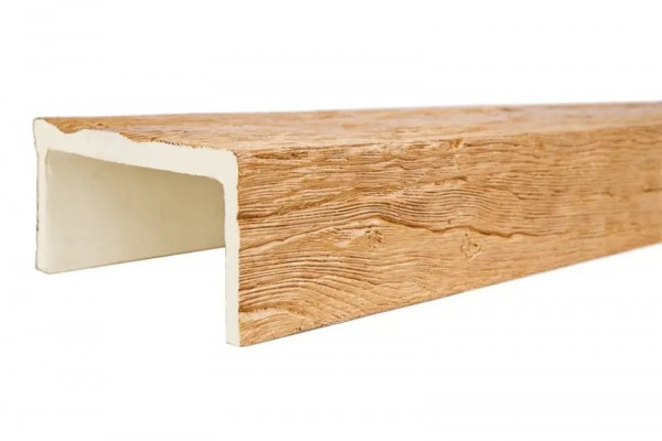 Декоративная балка 95х190 мм Уникс Славянский стиль СС3 Орех 3 м