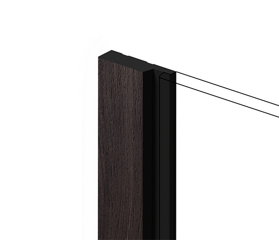 Заказать Финишный молдинг для стеновых панелей HiWood LF124A BR395K декорированный фитополимер 12х42х2700 мм 