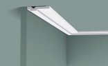 Заказать Потолочный плинтус 13х69 мм Orac Decor Duropolymer CX161 белый 2 м 