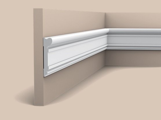 Молдинг 92х22 мм Orac Decor Duropolymer DX119-2300 белый 2.3 м