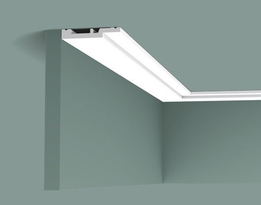 Заказать Напольный плинтус 75х12 мм с кабель-каналом Orac Decor Duropolymer SX187 белый 2 м 